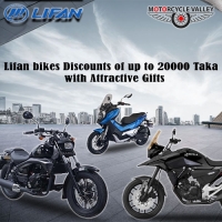 Lifan bikes Discounts of up to 20000 Taka with Attractive Gifts Free